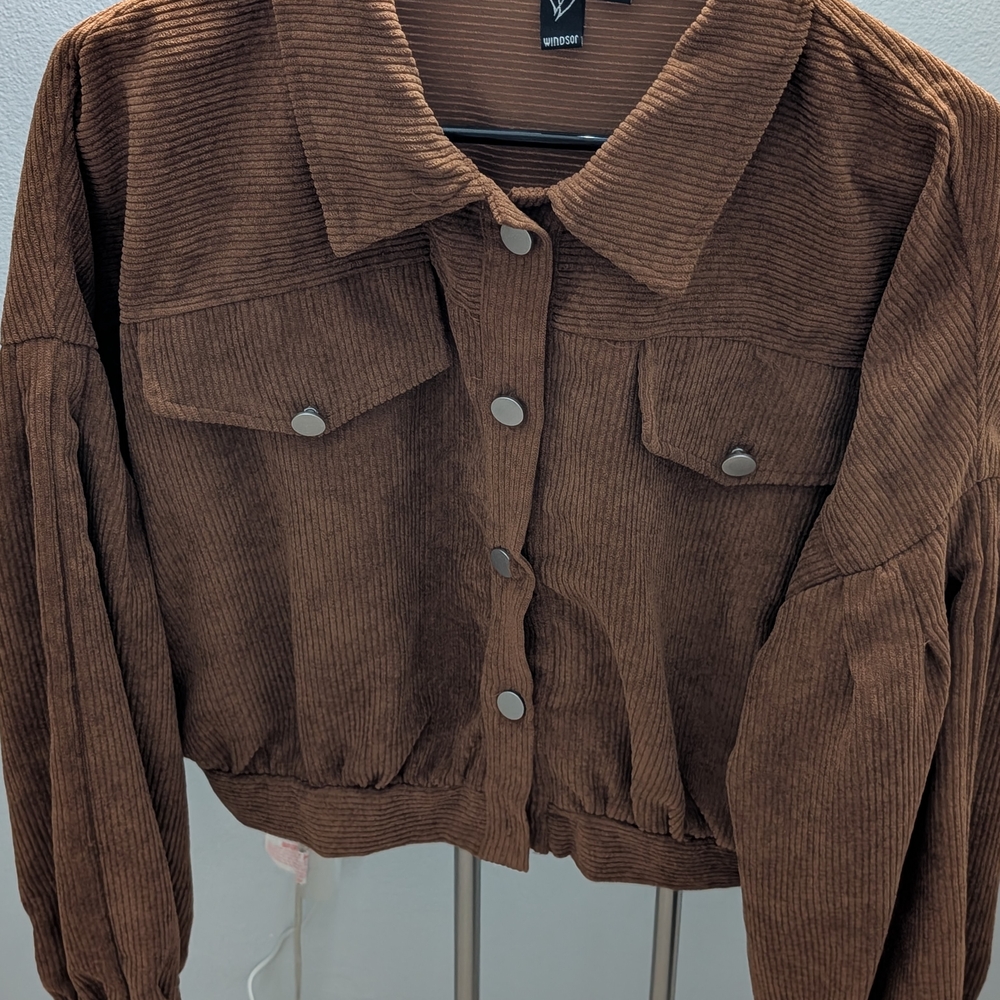 Windsor Brown Corduroy Utility Jacket